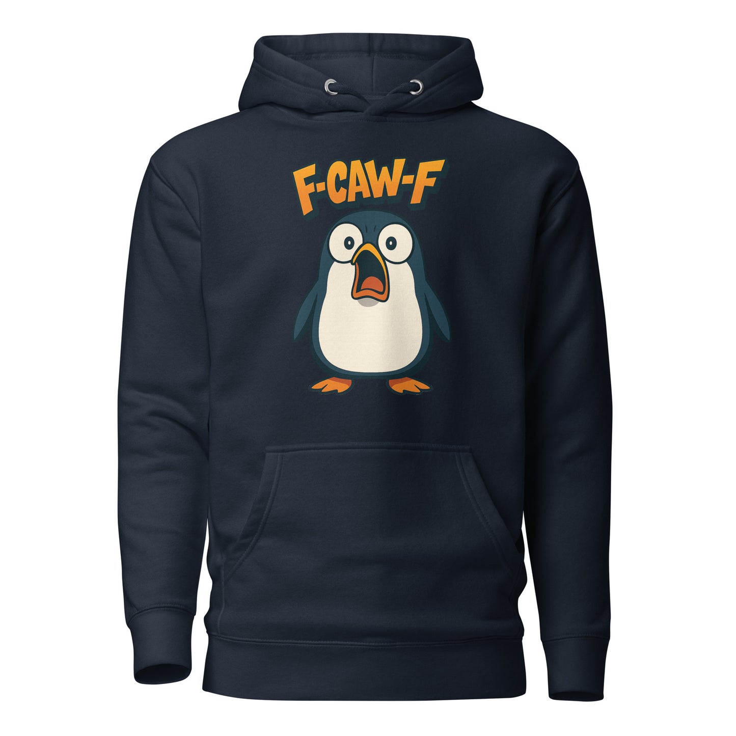 F-CAW-F – Schockierter Pinguin – Hoodie
