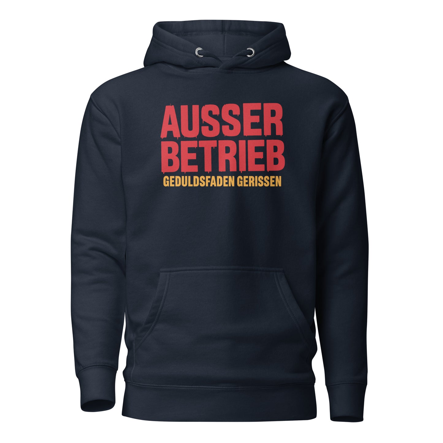 Außer Betrieb – Geduldsfaden gerissen Unisex Hoodie
