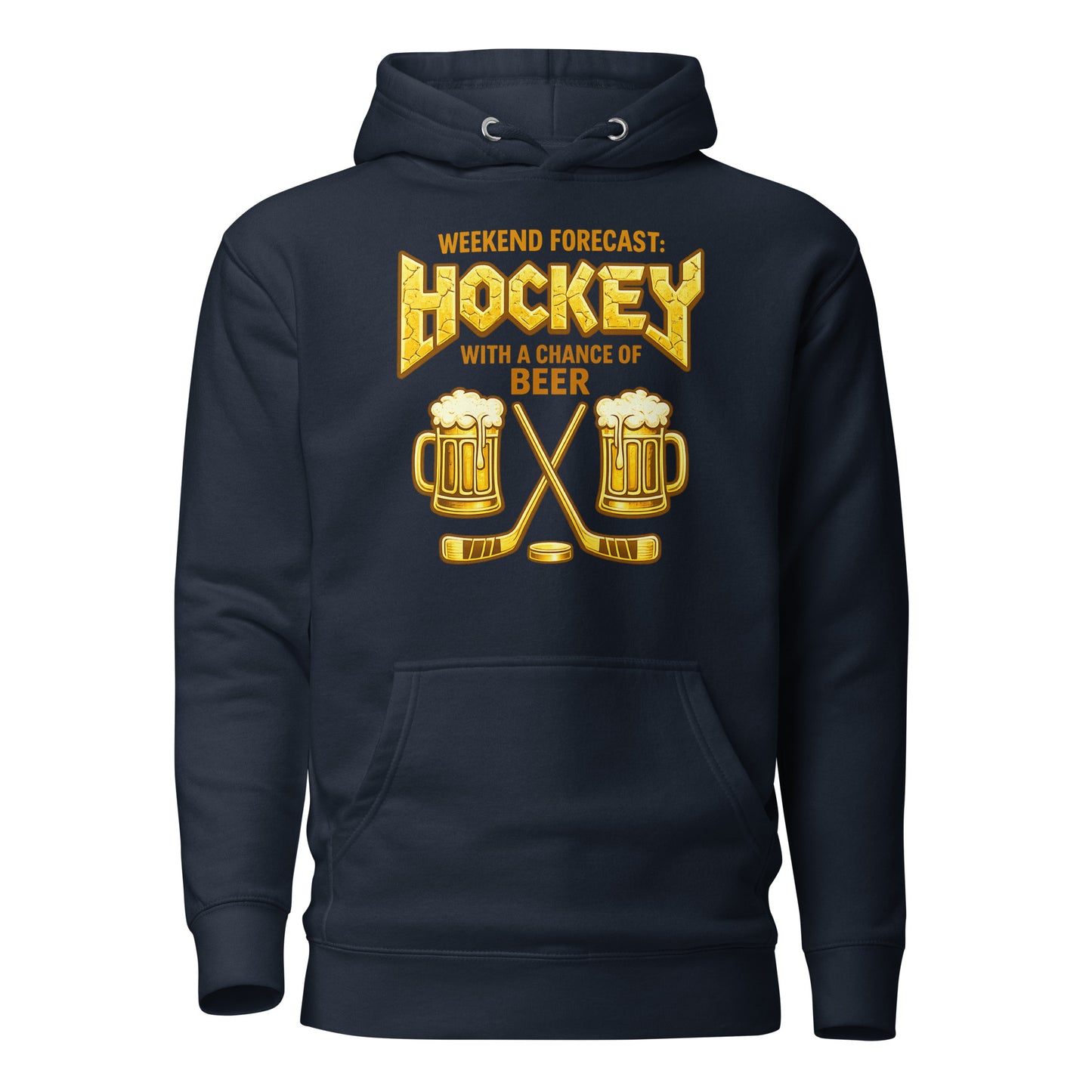 Weekend Forecast: Hockey with a Chance of Beer – Unisex Hoodie