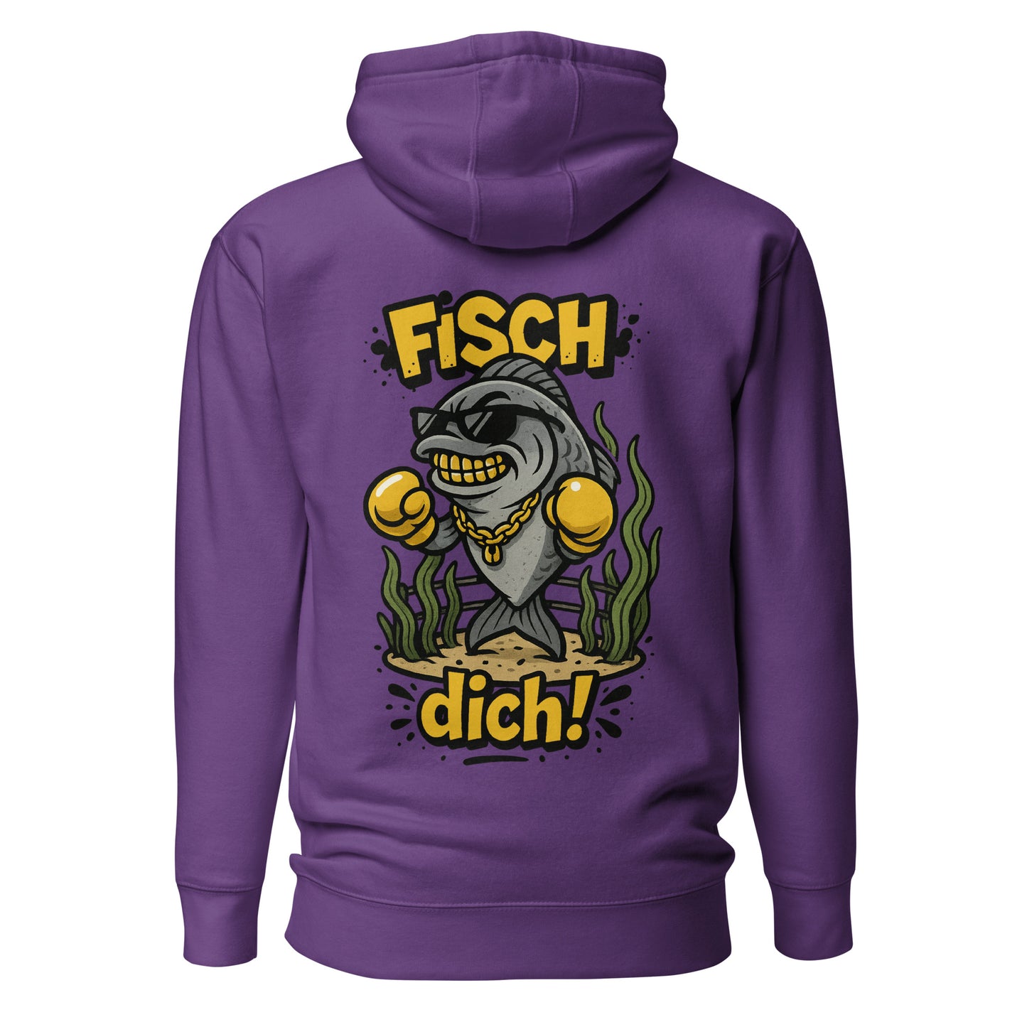 Fisch dich! – Unisex Hoodie Backprint