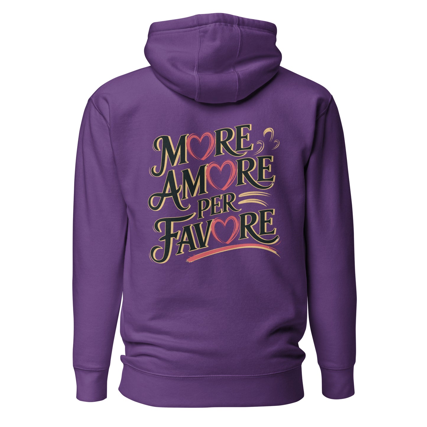 More Amore per Favore – Unisex Hoodie Backprint