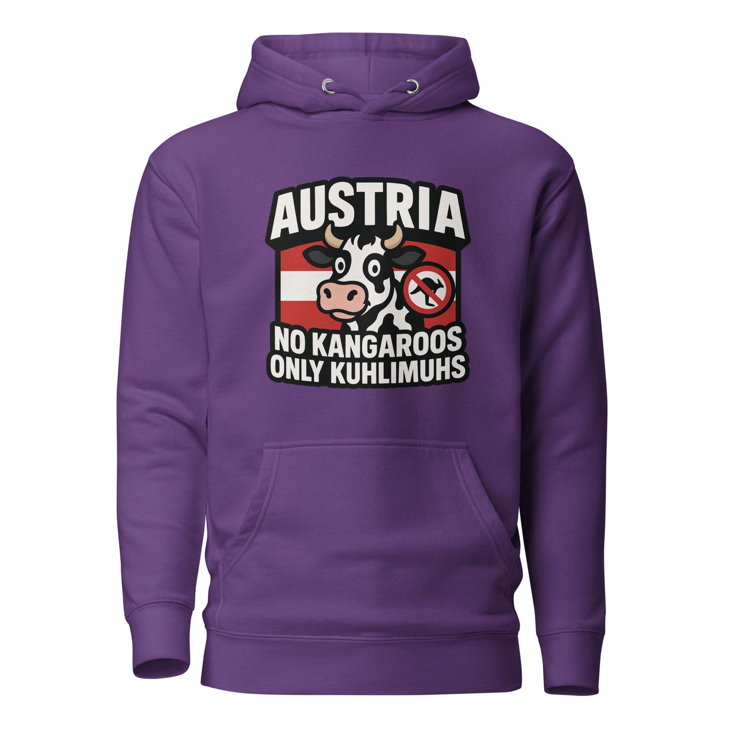 Austria – No Kangaroos, only Kuhlimuhs – Hoodie