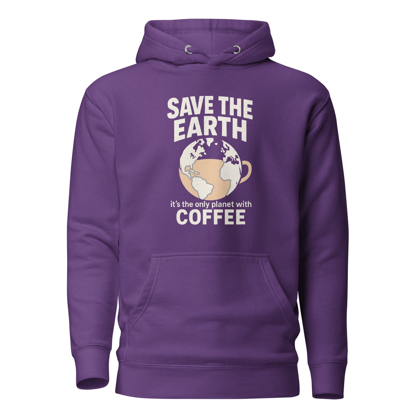 Save The Earth – It’s The Only Planet With Coffee – Unisex Hoodie