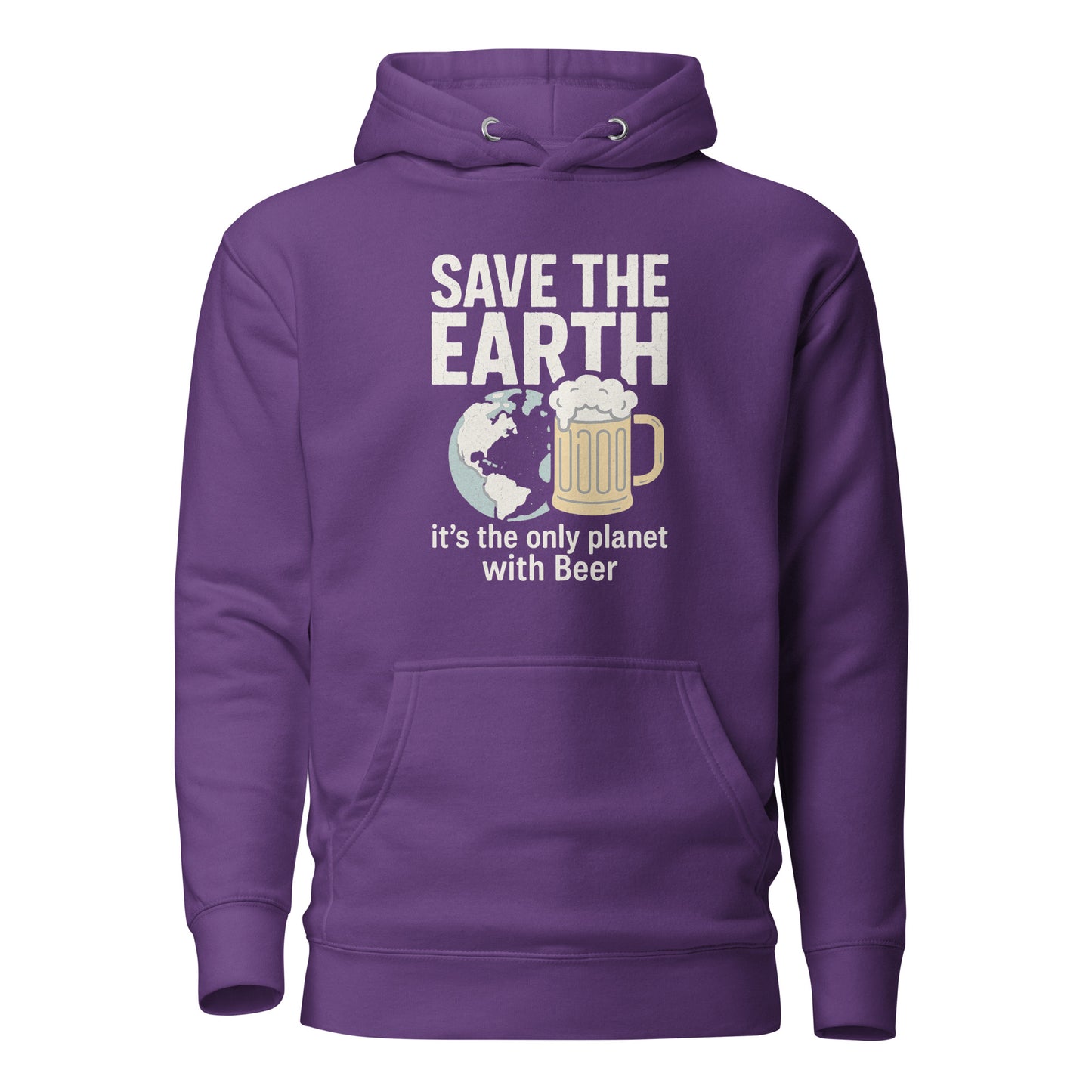 Save The Earth – It’s The Only Planet With Beer – Unisex Hoodie
