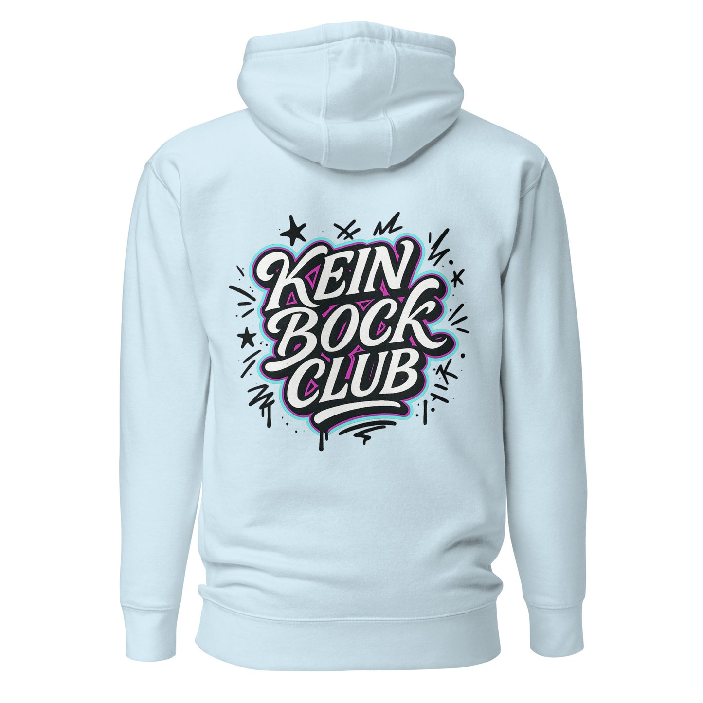 Kein Bock Club – Unisex Hoodie Backprint
