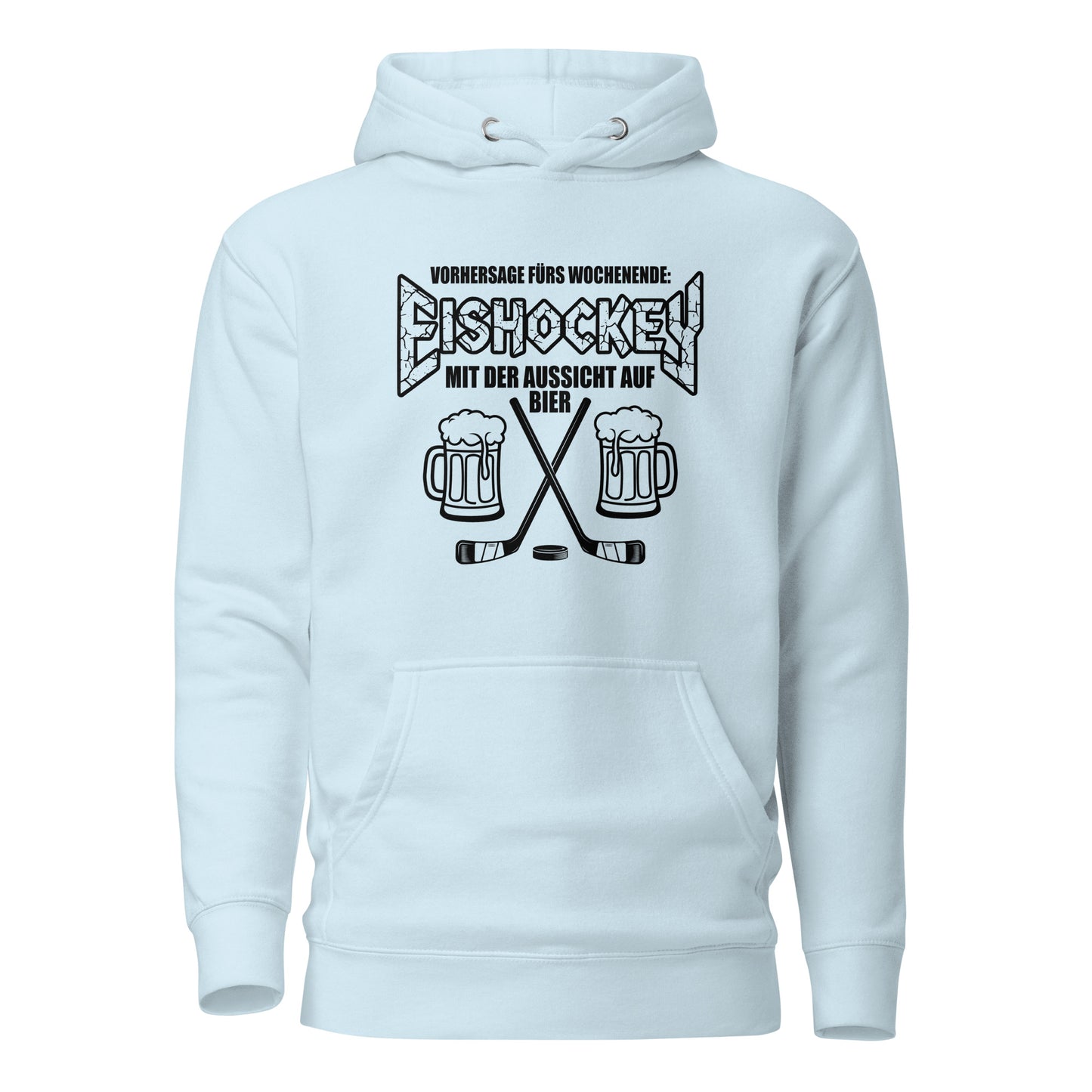 Vorhersage fürs Wochenende: Eishockey & Bier - Unisex Hoodie