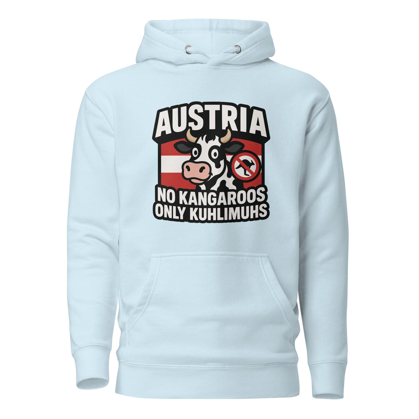 Austria – No Kangaroos, only Kuhlimuhs – Hoodie