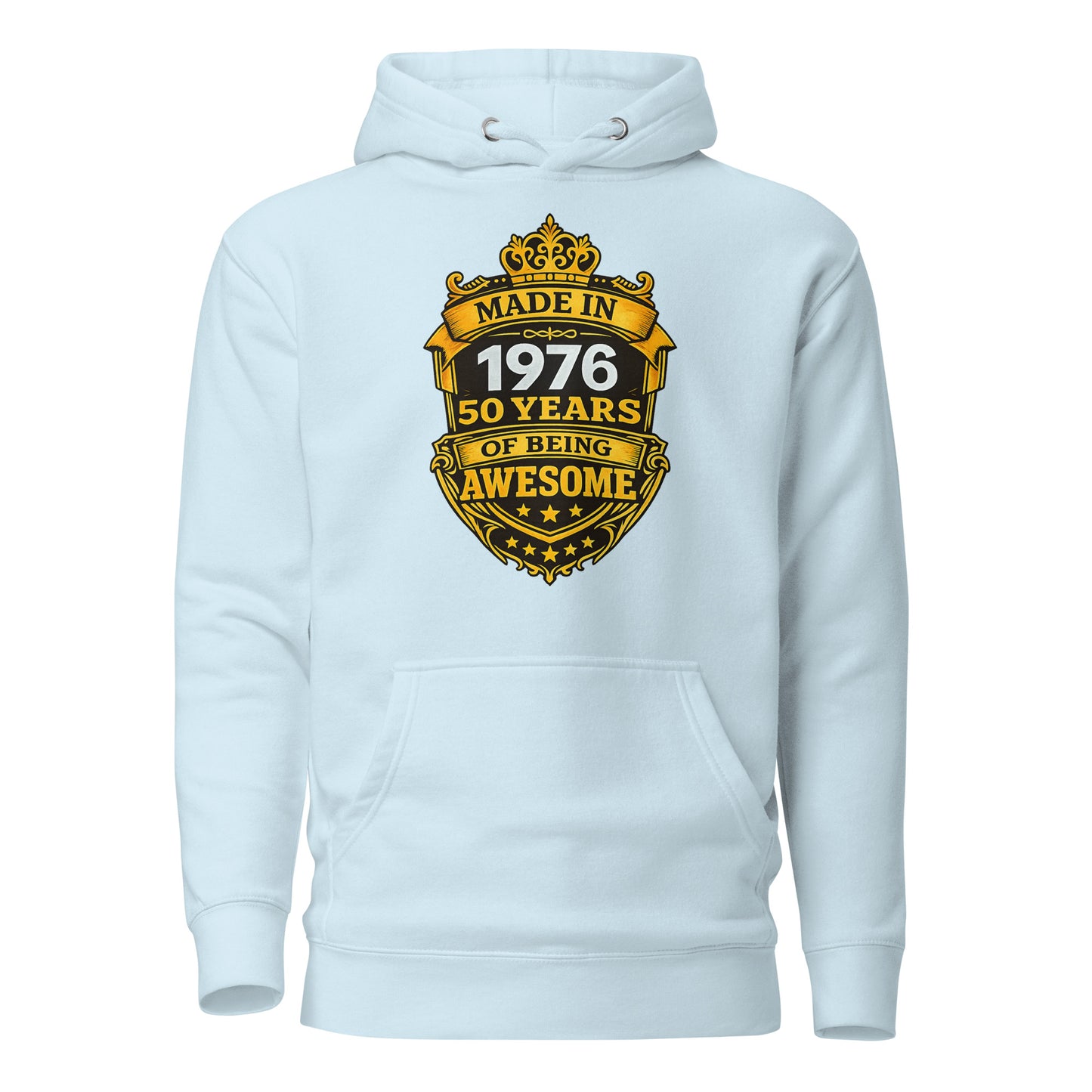 Made in 1976 – 50 Years of Being Awesome – Unisex Hoodie