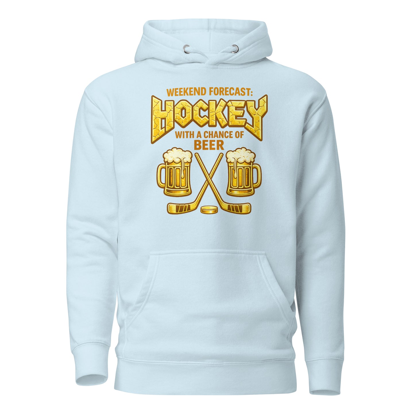 Weekend Forecast: Hockey with a Chance of Beer – Unisex Hoodie
