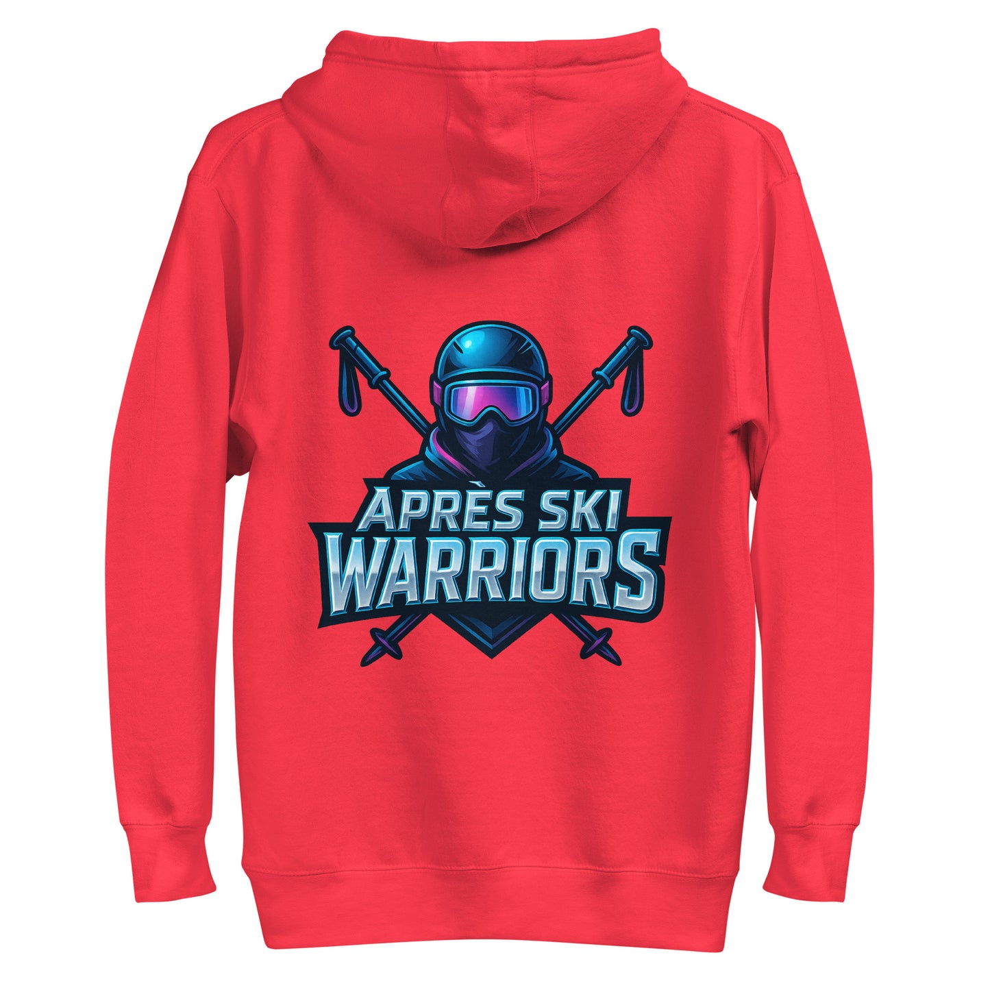 Après Ski Warriors – Backprint Hoodie für Party-Teams
