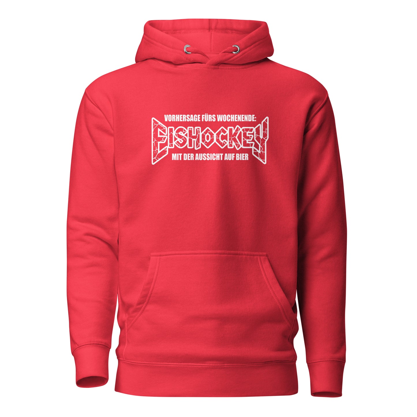Eishockey mit der Aussicht auf Bier - Unisex Hoodie