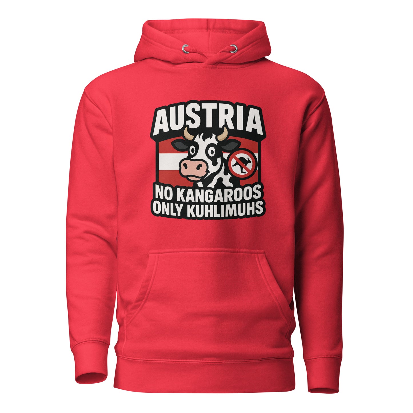 Austria – No Kangaroos, only Kuhlimuhs – Hoodie