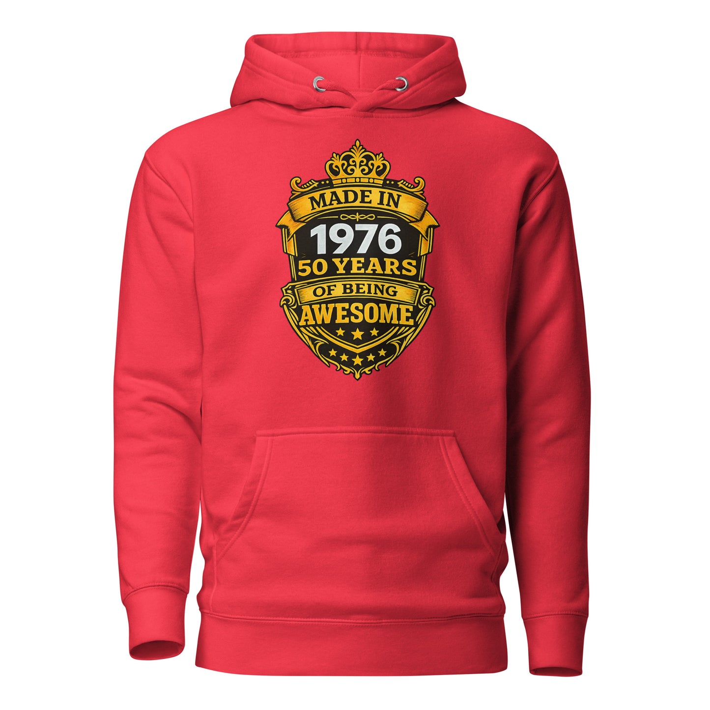 Made in 1976 – 50 Years of Being Awesome – Unisex Hoodie