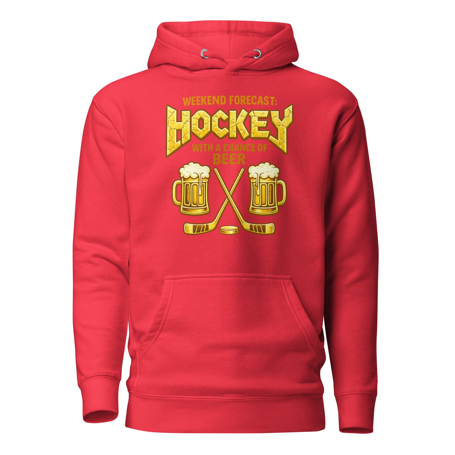 Weekend Forecast: Hockey with a Chance of Beer – Unisex Hoodie