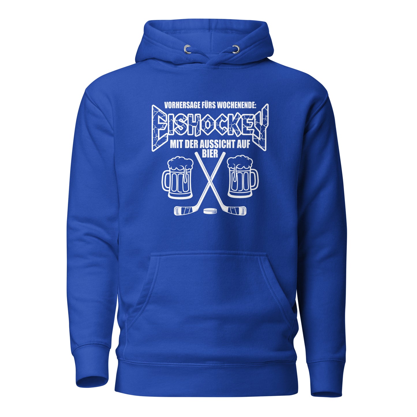 Vorhersage fürs Wochenende: Eishockey & Bier - Unisex Hoodie