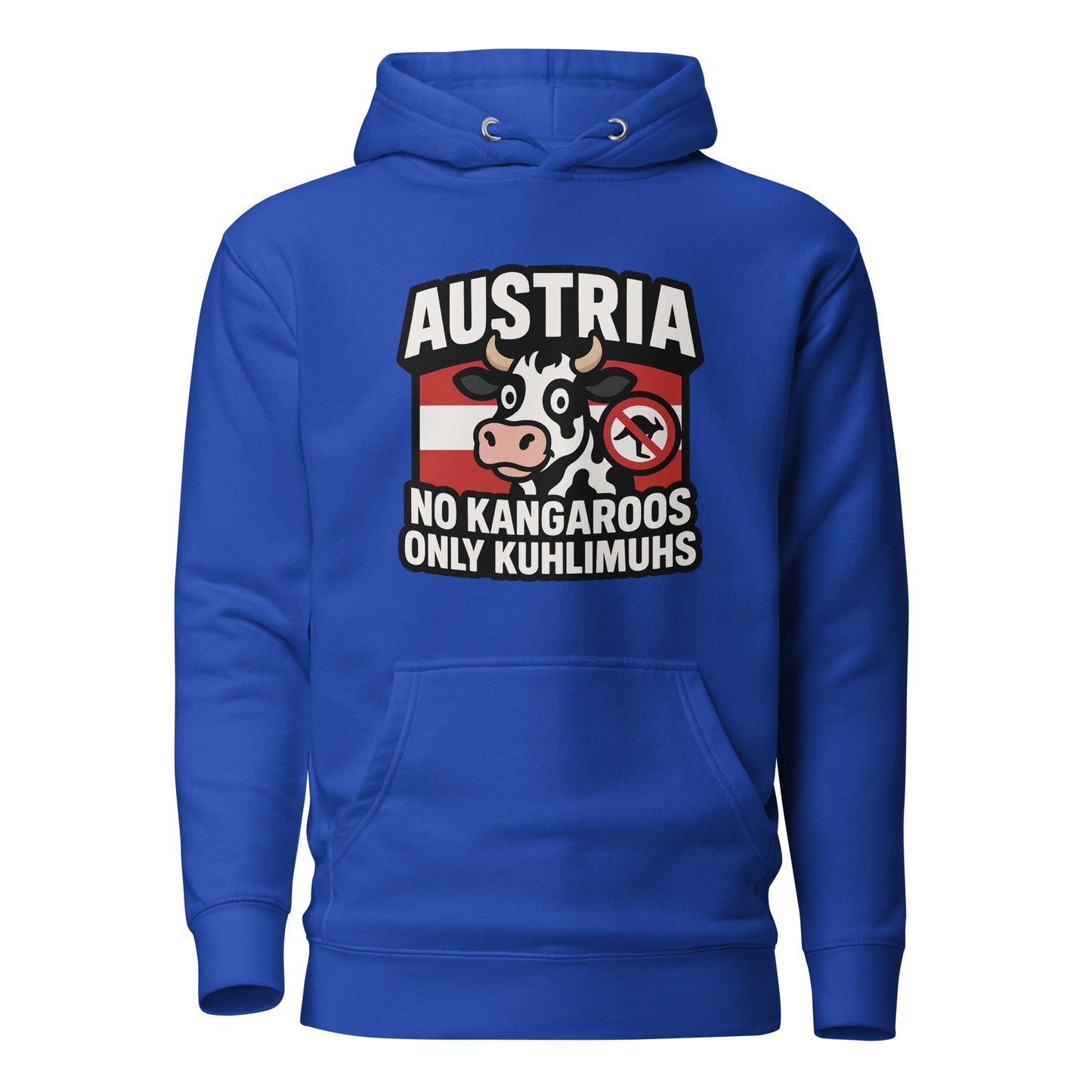 Austria – No Kangaroos, only Kuhlimuhs – Hoodie