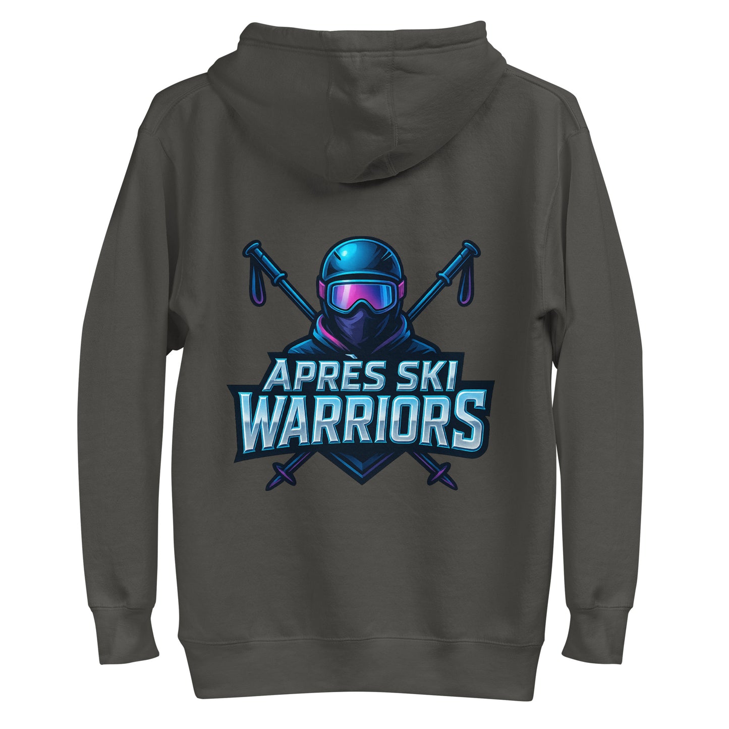 Après Ski Warriors – Backprint Hoodie für Party-Teams