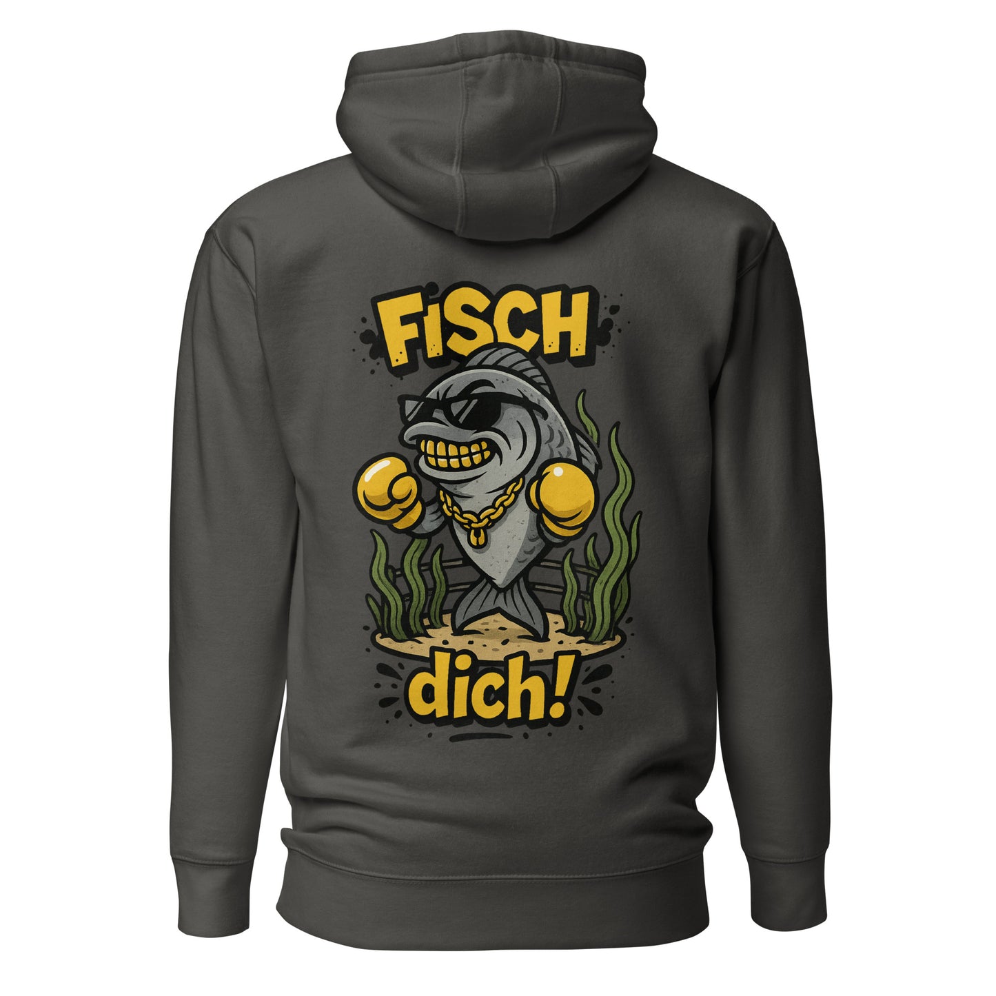 Fisch dich! – Unisex Hoodie Backprint