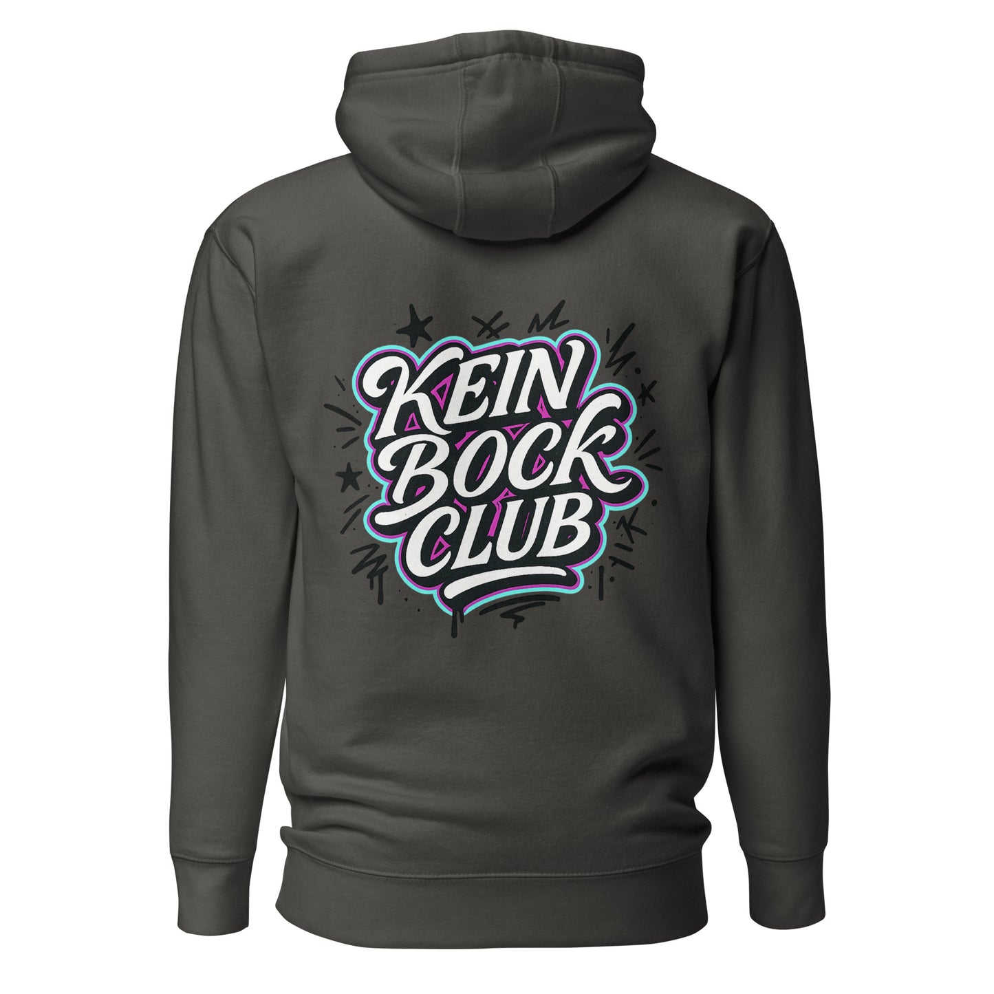 Kein Bock Club – Unisex Hoodie Backprint