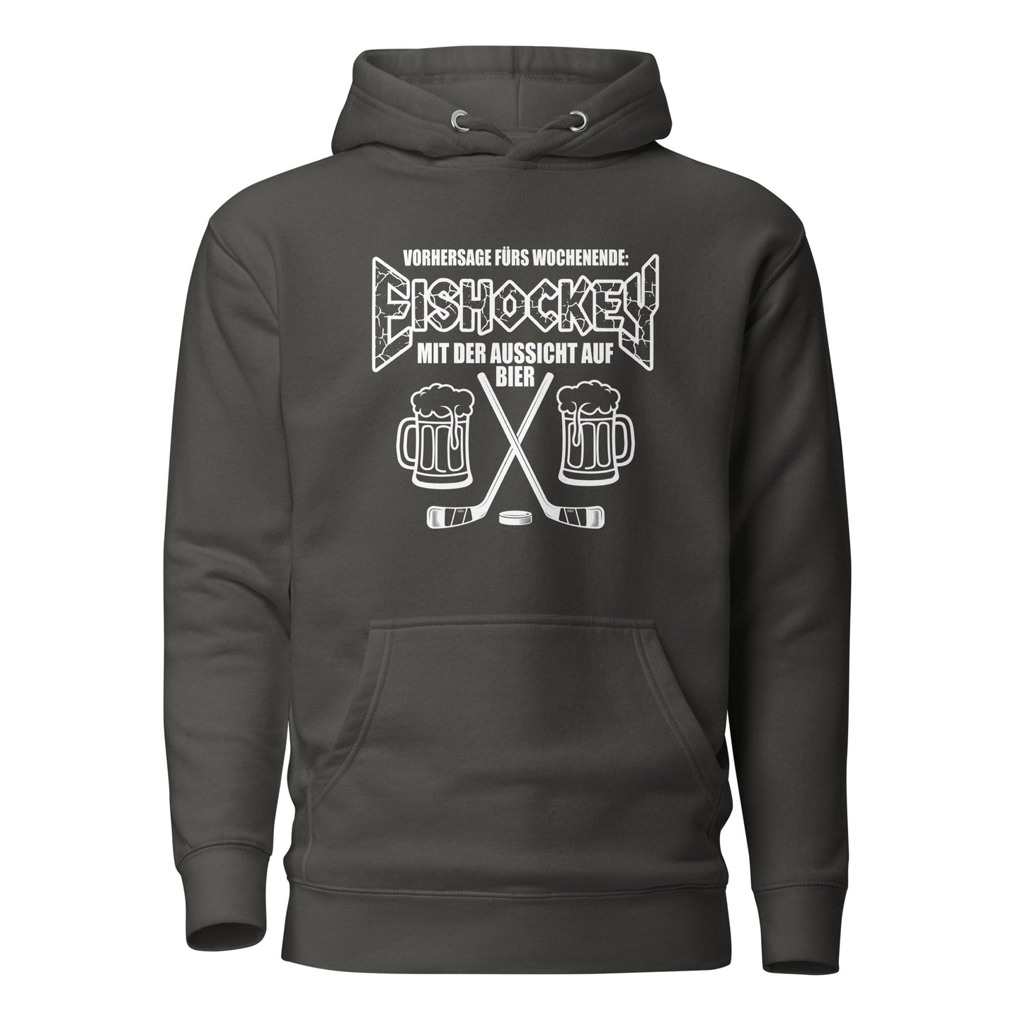 Vorhersage fürs Wochenende: Eishockey & Bier - Unisex Hoodie