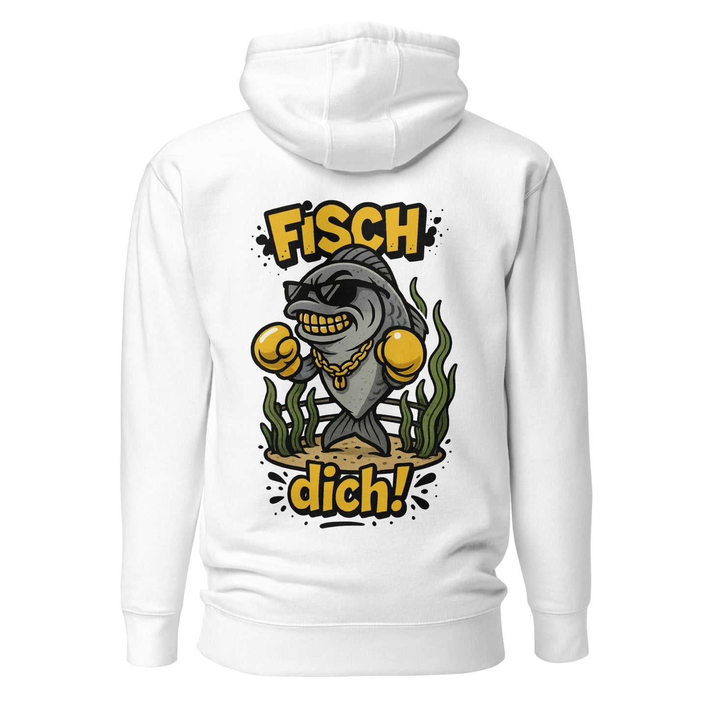 Fisch dich! – Unisex Hoodie Backprint