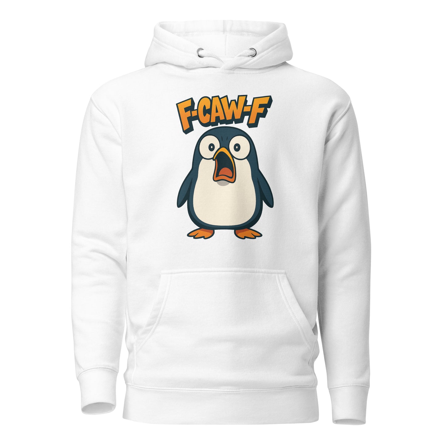 F-CAW-F – Schockierter Pinguin – Hoodie