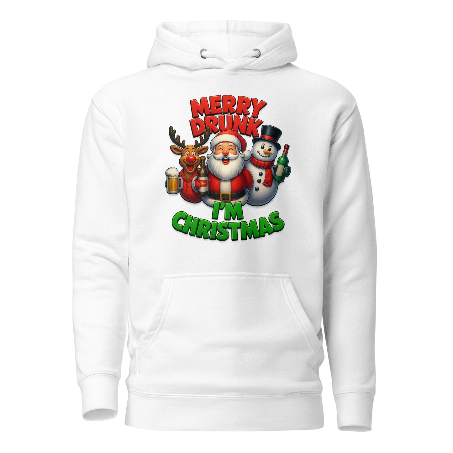 Merry Drunk I’m Christmas – Unisex Hoodie