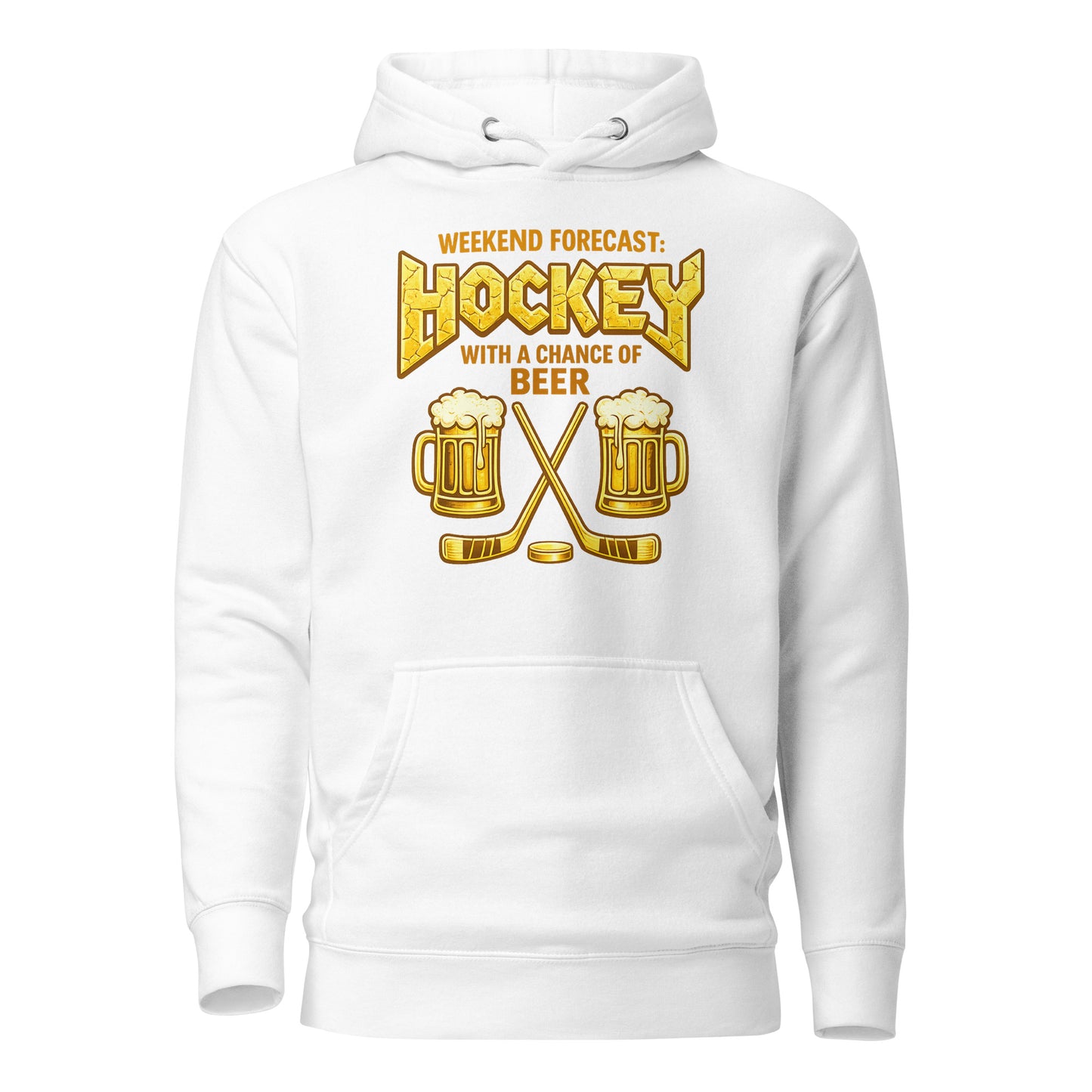 Weekend Forecast: Hockey with a Chance of Beer – Unisex Hoodie
