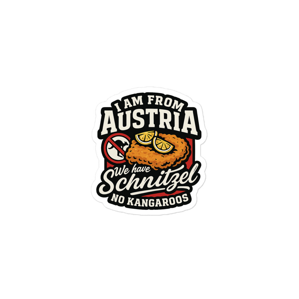 Schnitzel no Kangoroos Blasenfreie Aufkleber