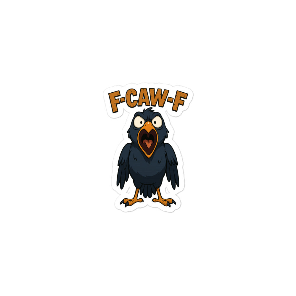 F-CAW-F Krähe Blasenfreie Aufkleber