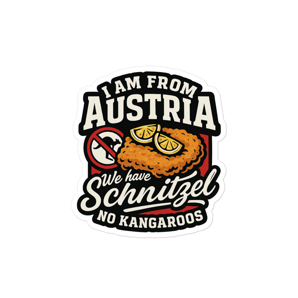Schnitzel no Kangoroos Blasenfreie Aufkleber