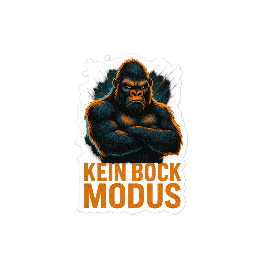 Kein Bock Modus Blasenfreie Aufkleber