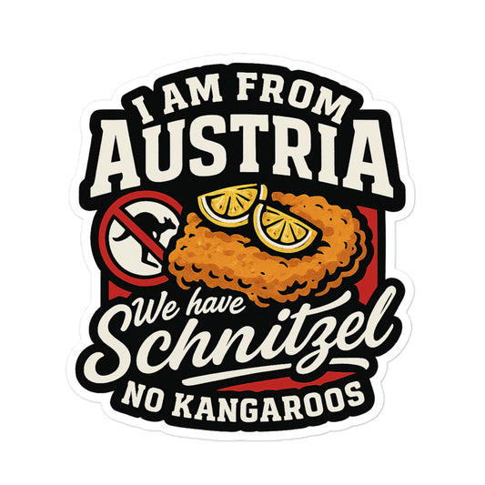Schnitzel no Kangoroos Blasenfreie Aufkleber