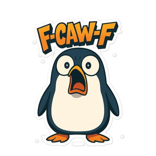 F-CAW-F Pinguin Blasenfreie Aufkleber