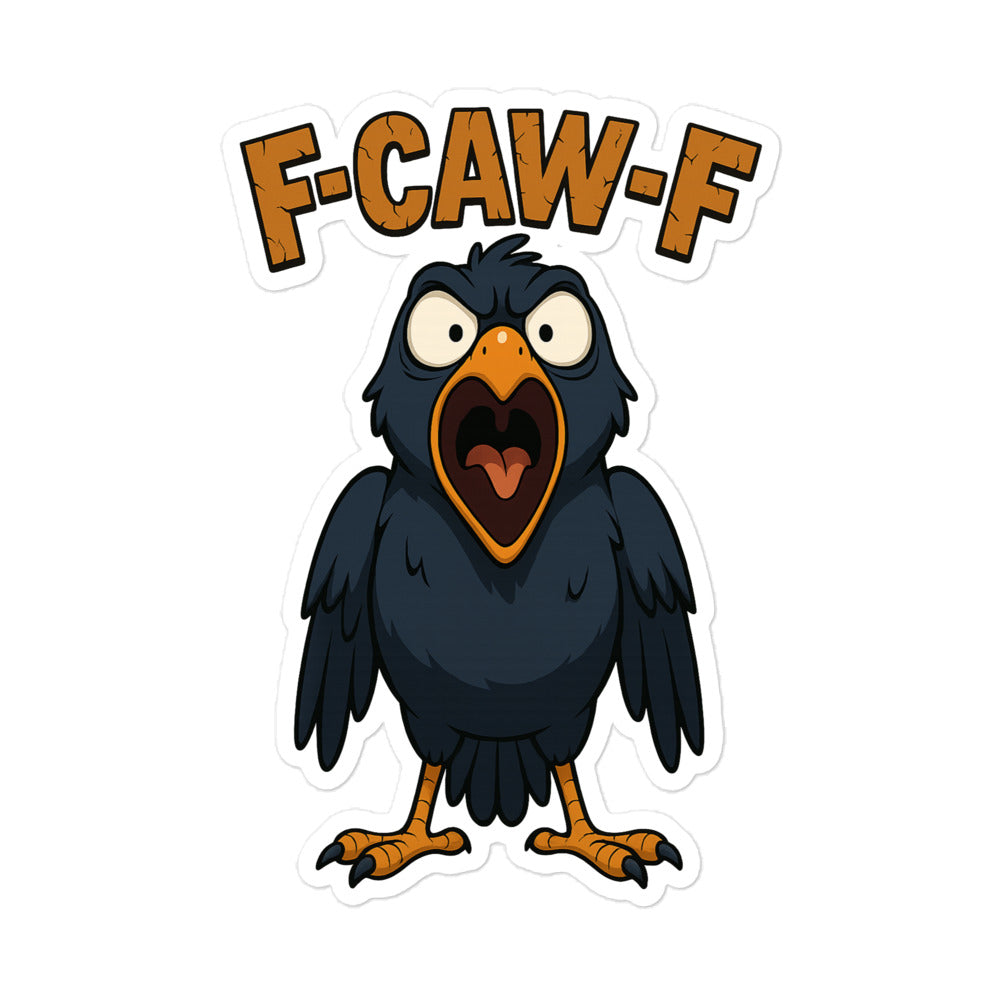 F-CAW-F Krähe Blasenfreie Aufkleber