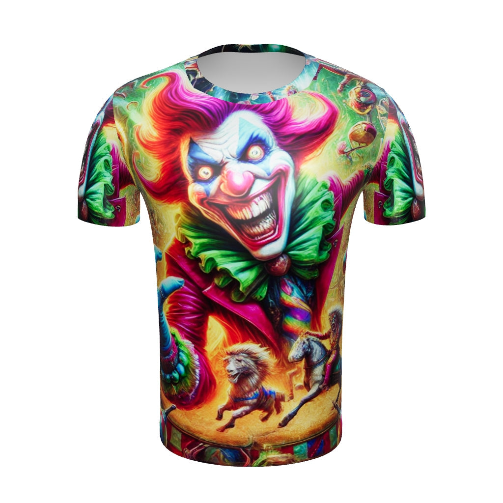Crazy Carnival Clown Full Print Tee