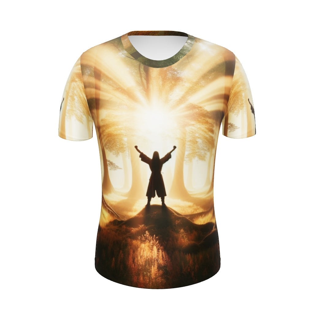 Forest Awakening Girls Full Print Tee