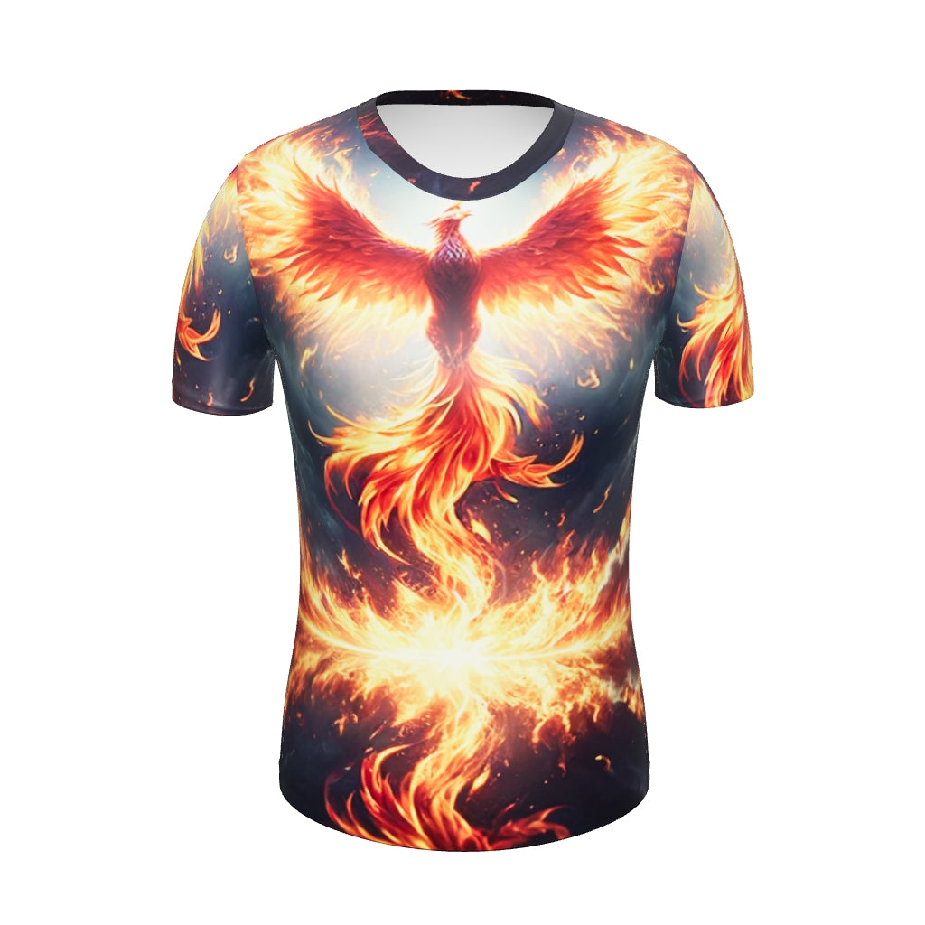 Phoenix Rising Girls Full Print Tee