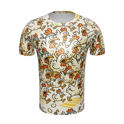 Running Chicken Army - T-Shirt