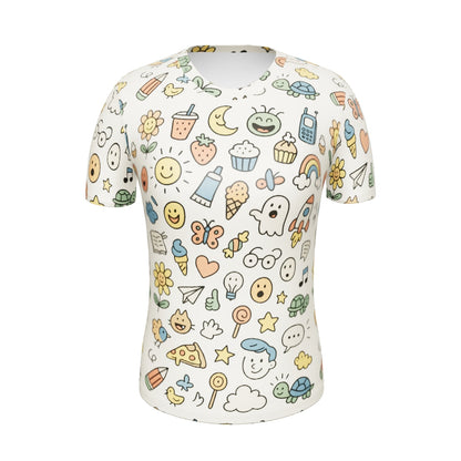 Sketchbook Doodles Collor Girls - T-Shirt