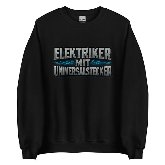 Elektriker mit Universalstecker - Unisex-Pullover