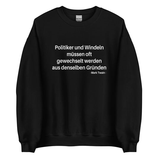 Politiker und Windeln – Sweater