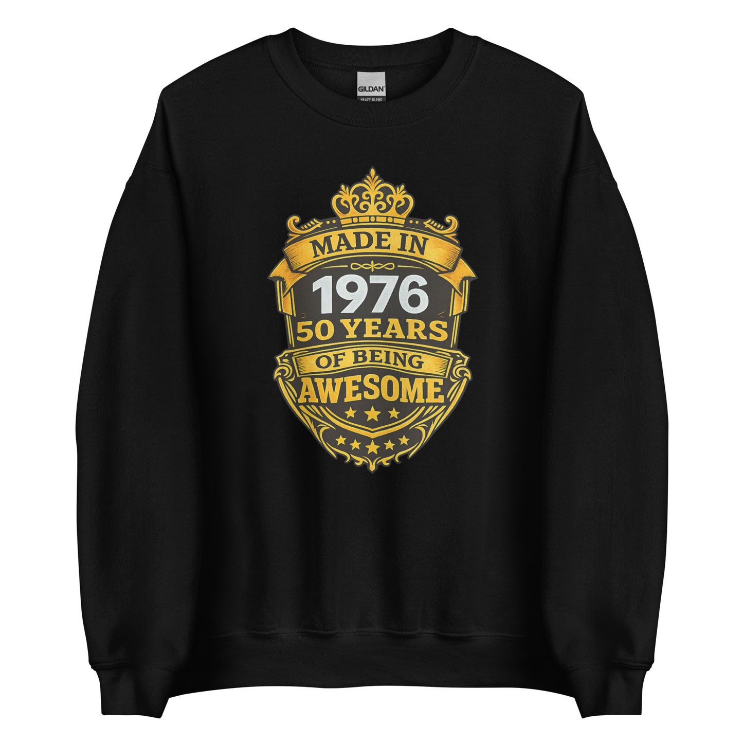 Made in 1976 – 50 Years of Being Awesome – Unisex Sweater