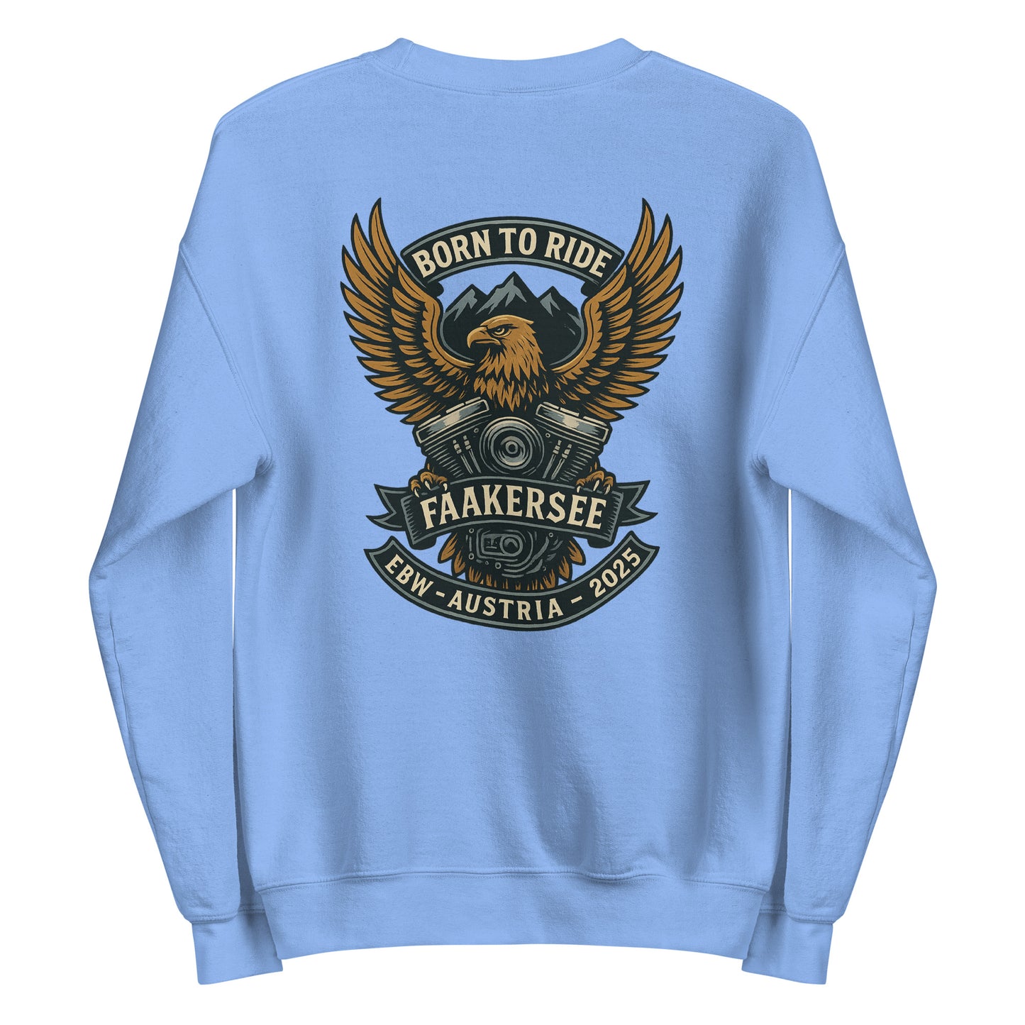 Born to Ride – EBW Faakersee Edition 2025 - Unisex-Pullover - Backprint