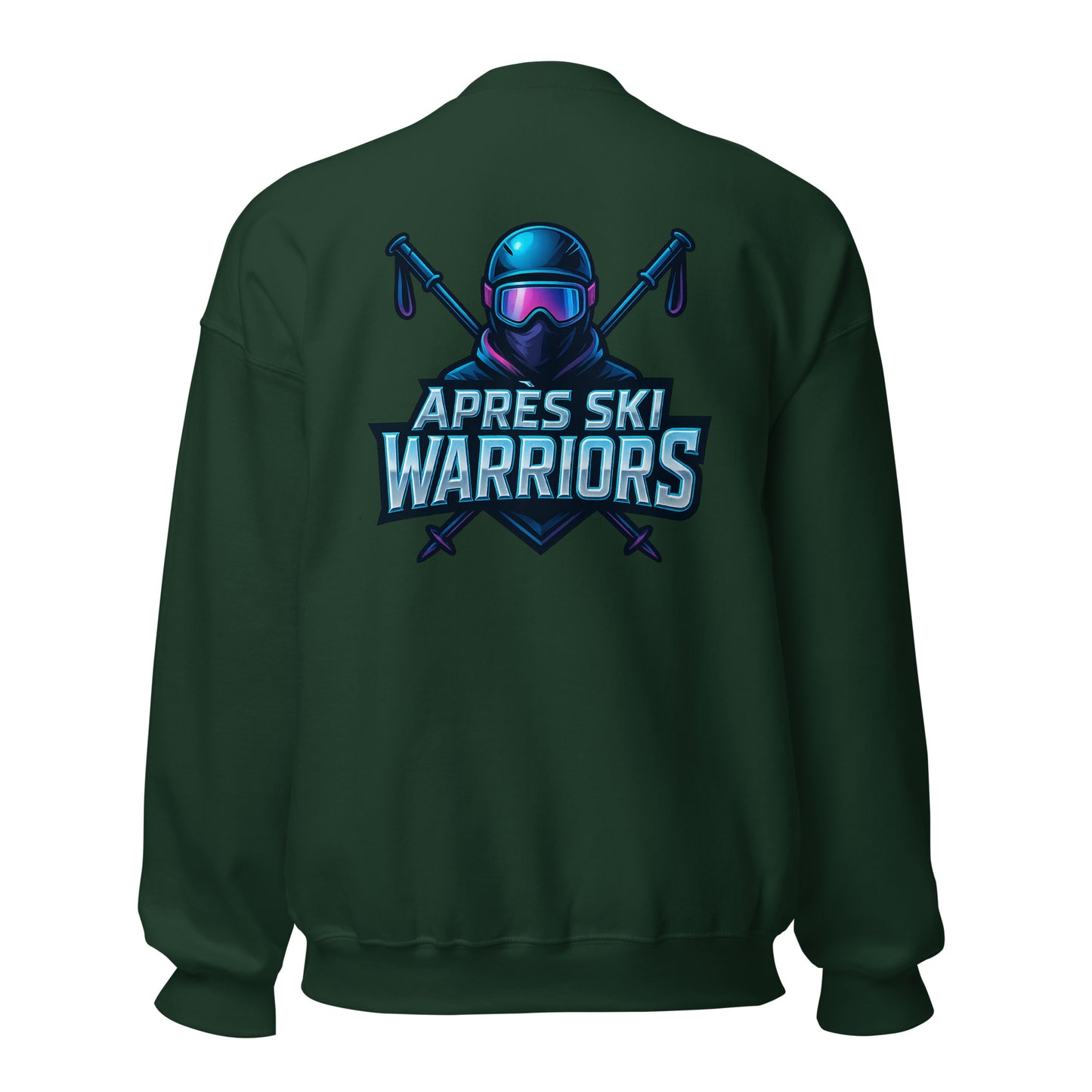 Après Ski Warriors – Backprint Sweater für Gruppenfeiern