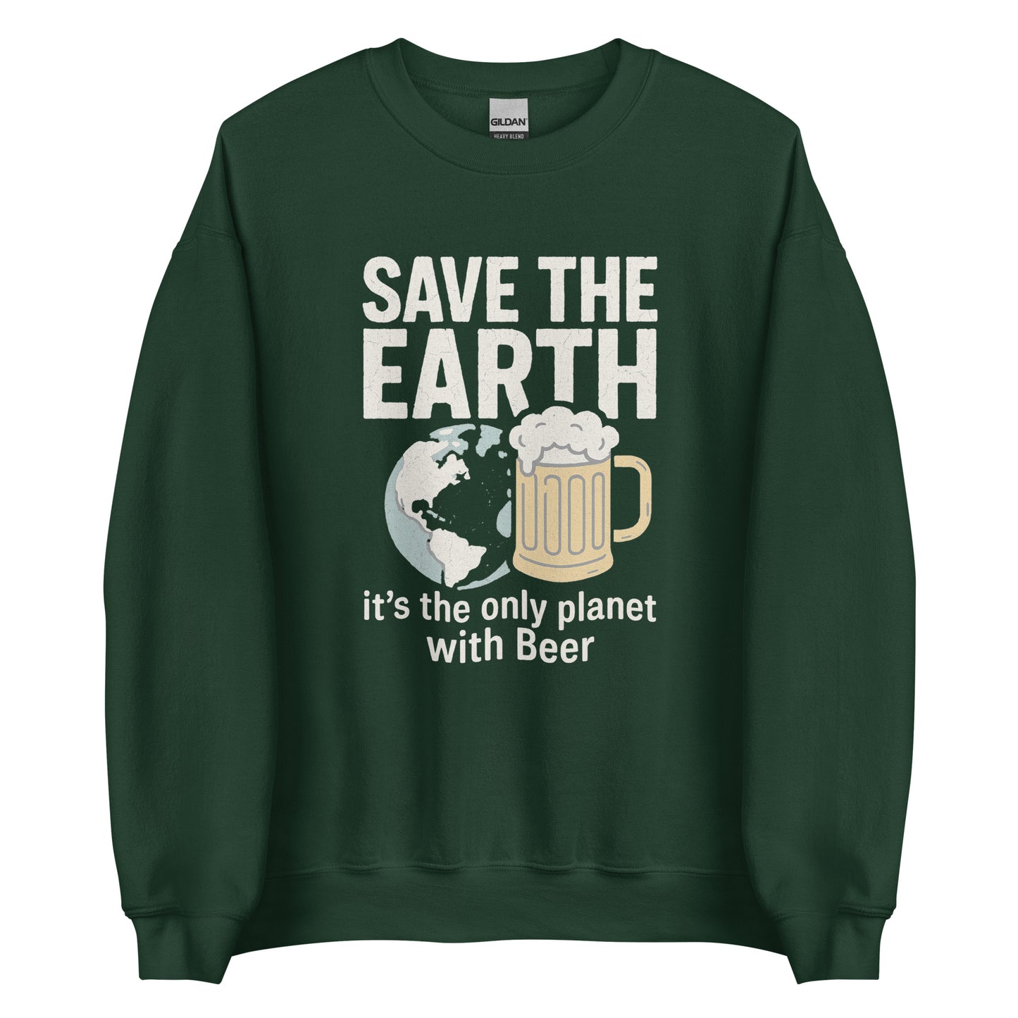 Save The Earth – It’s The Only Planet With Beer – Unisex Sweater