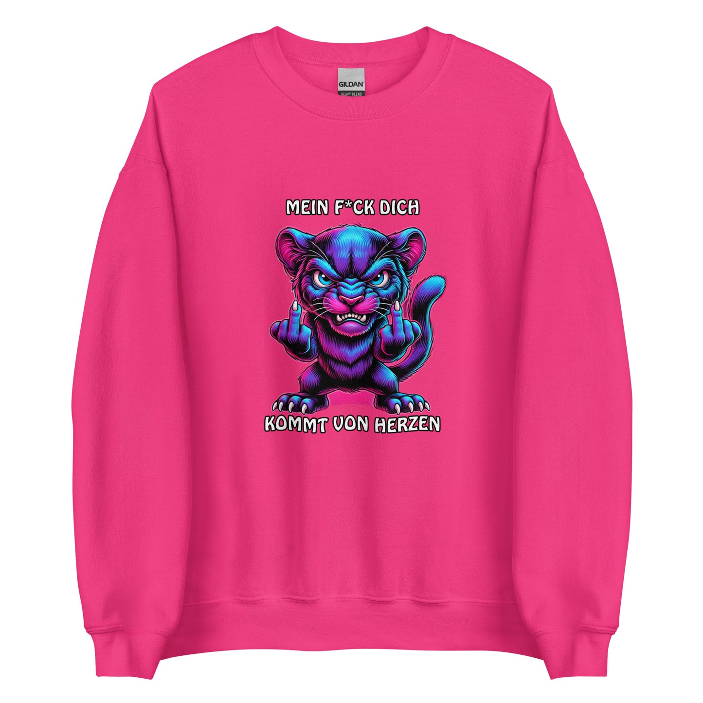 Furia – Mein F*ck Dich kommt von Herzen - Unisex-Pullover