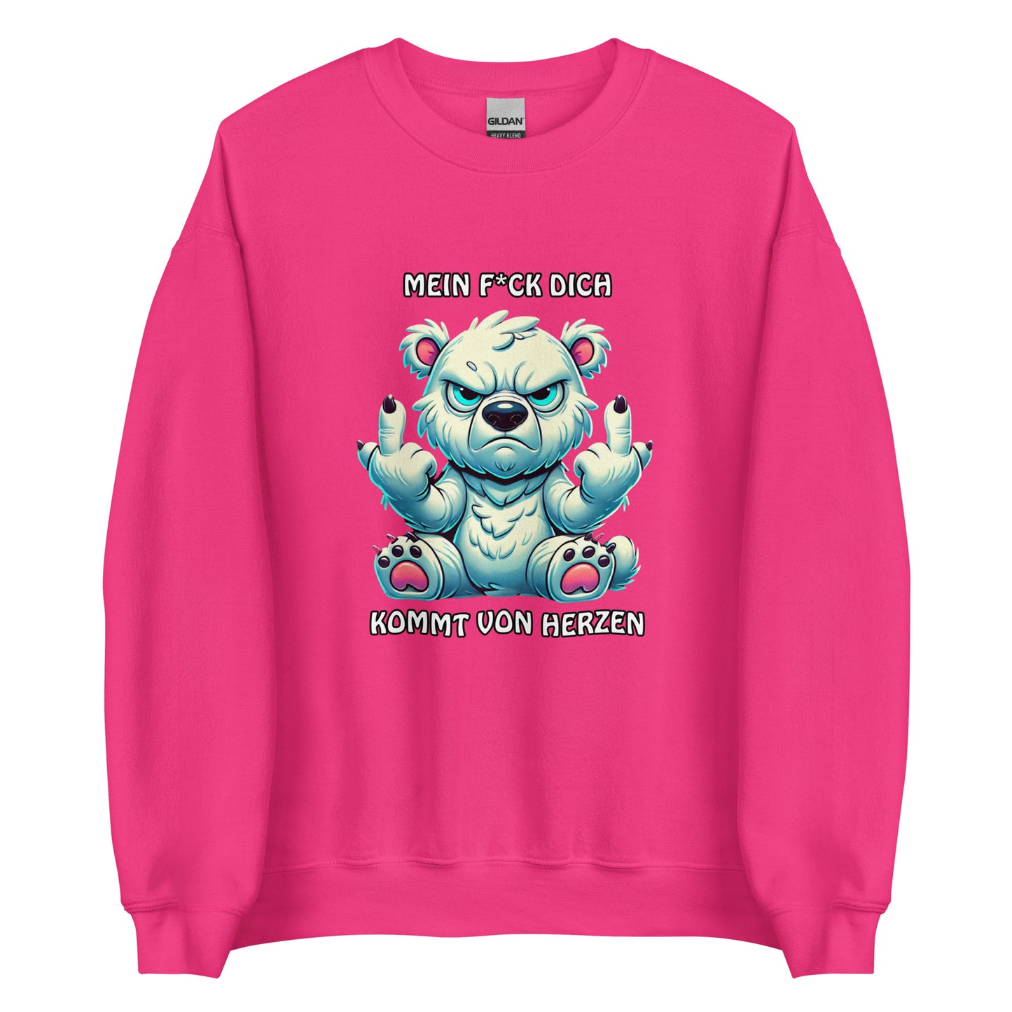 Brummo – Mein F*ck Dich kommt von Herzen - Unisex-Pullover