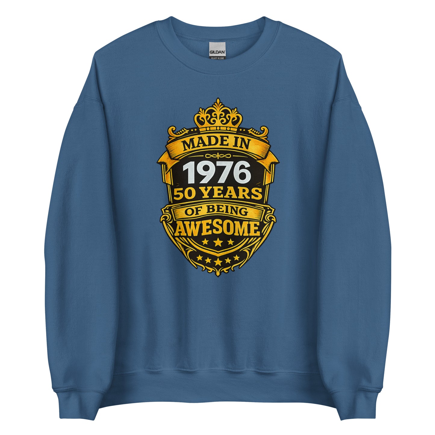 Made in 1976 – 50 Years of Being Awesome – Unisex Sweater