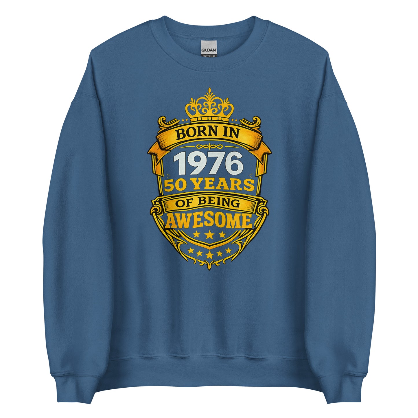Born in 1976 – 50 Years of Being Awesome – Unisex Sweater